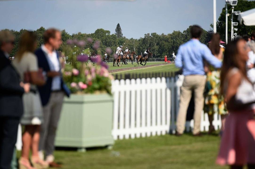 A general view during the Cartier Queen's Cup Polo at Guards Polo Club on June 18, 2017 in Egham, England..2: