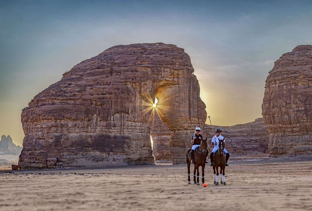 Polo en el desierto de Al Ula