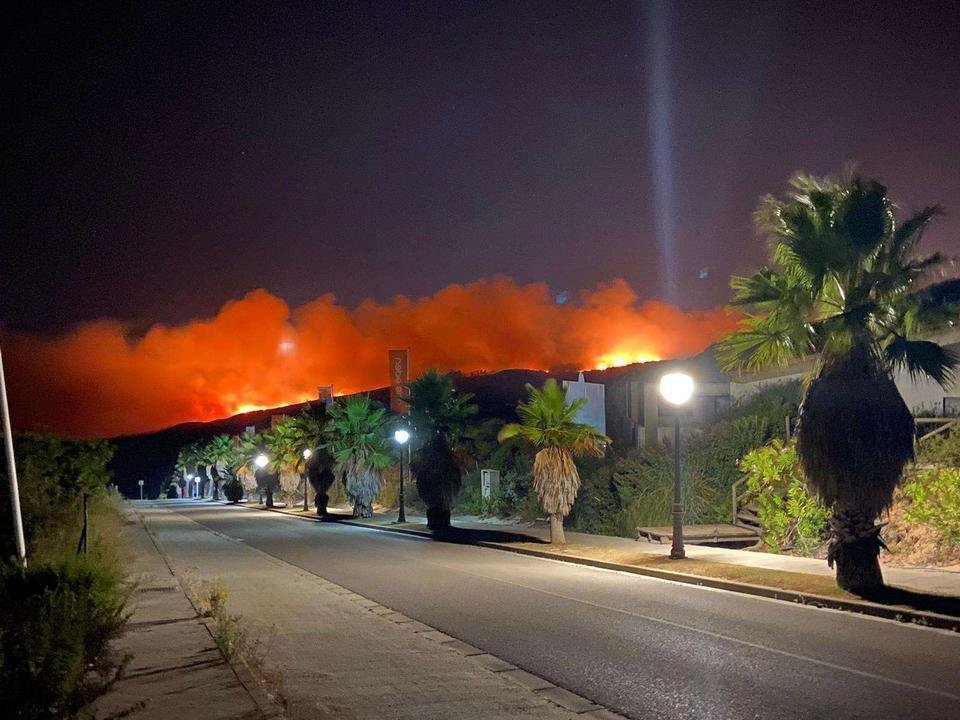 Incendio en Santa Margarita 2021