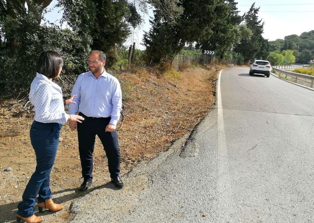 Carretera Arenillas PSOE