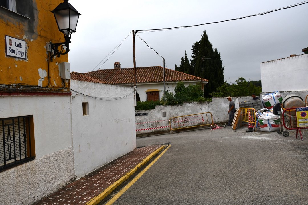 visita obras calle san jorge guadiaro