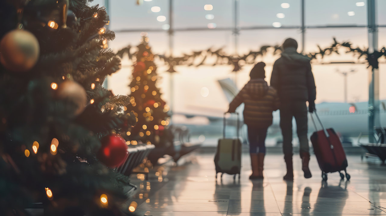 Familia vacaciones navidad