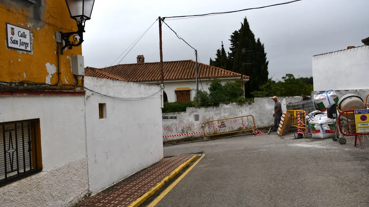 visita obras calle san jorge guadiaro