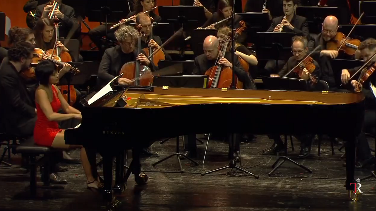 Yuja Wang con la orquesta